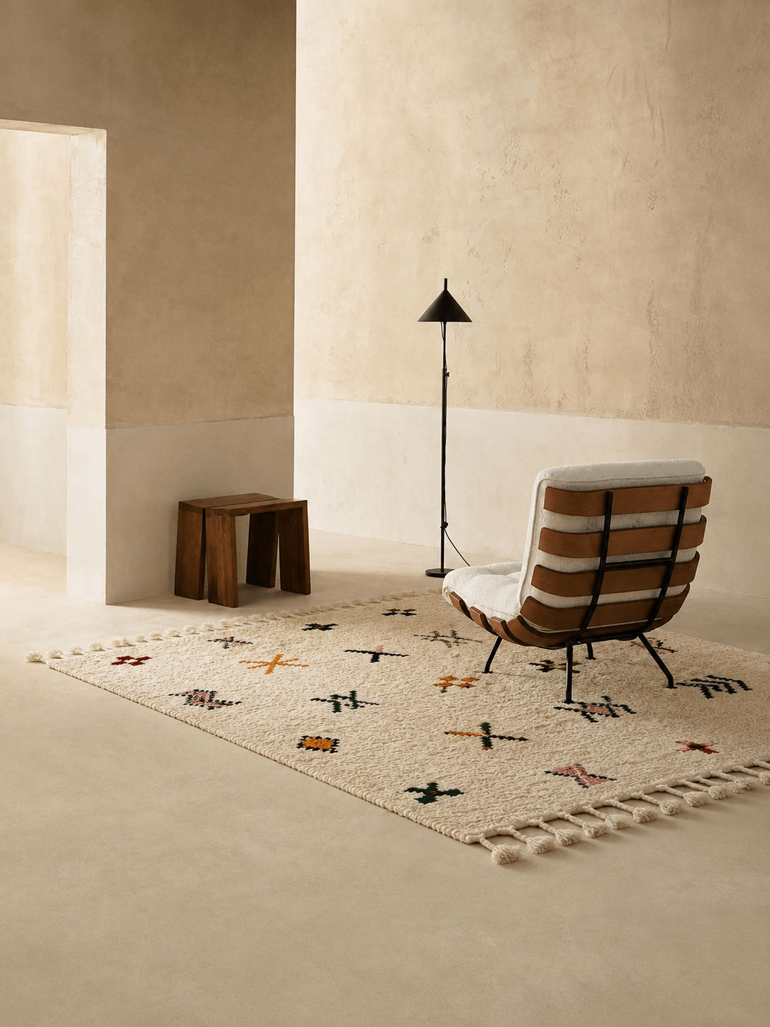 Tapis Azilal motifs Géométriques