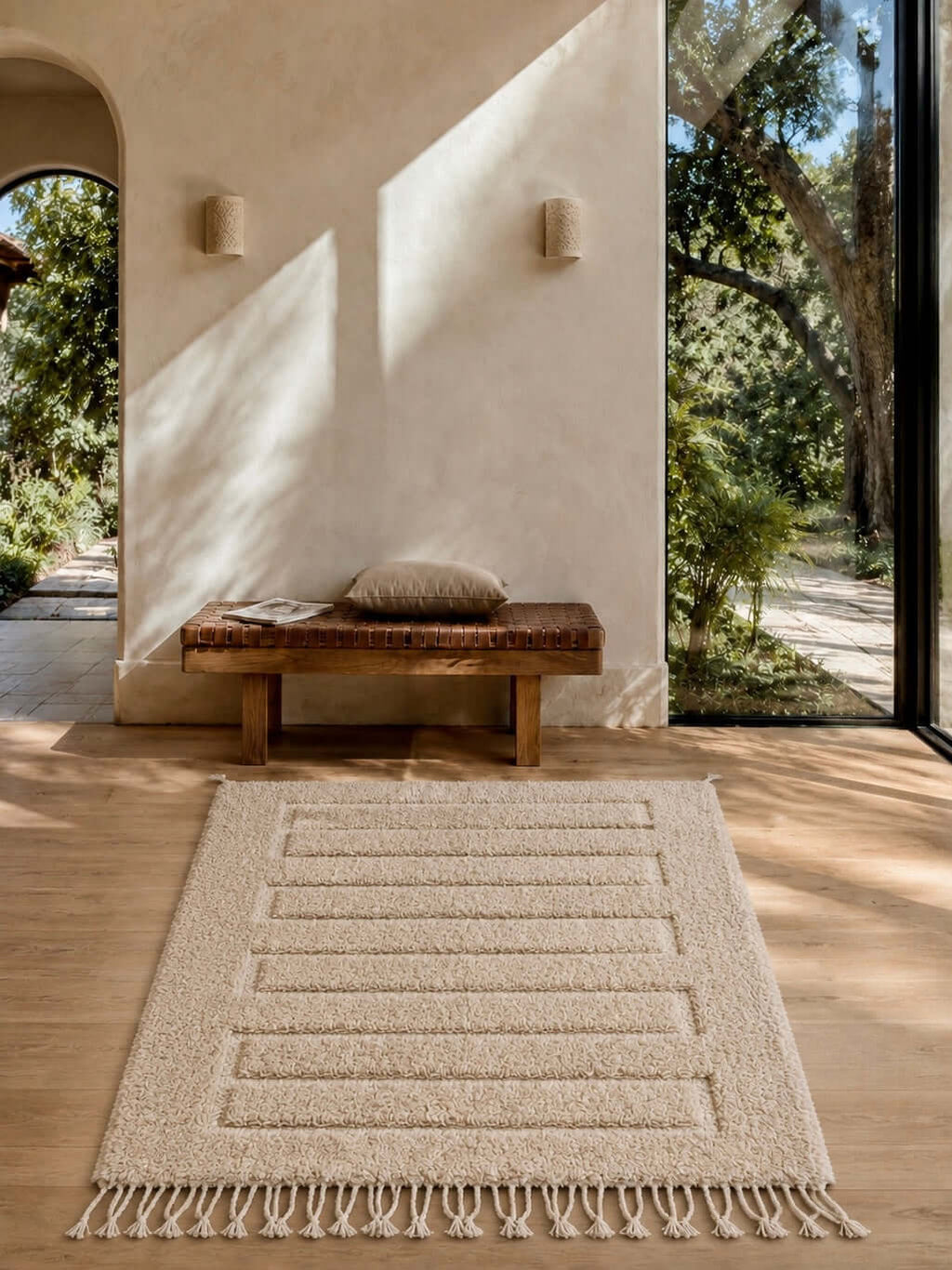 Beni Ouarain écru Artisanat marocain