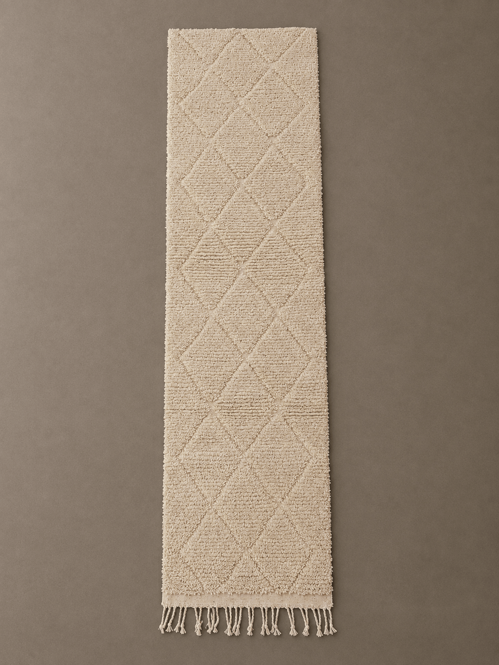 Pack tapis Couloir & Pouf — Laine naturelle